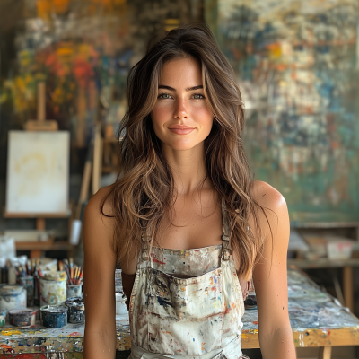 Artist in Studio