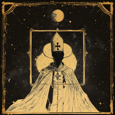 Alien Pope Silhouette