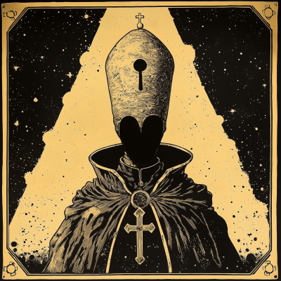 Alien Pope Silhouette