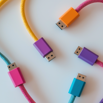Colorful USB Cables