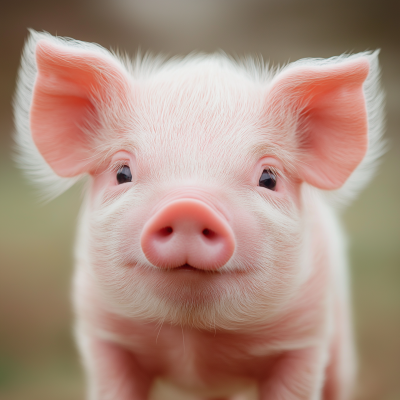 Cute Pink Pig