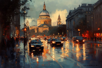 St. Paul’s Cathedral at Dusk