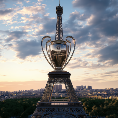 Eiffel Tower UEFA Champions League Design