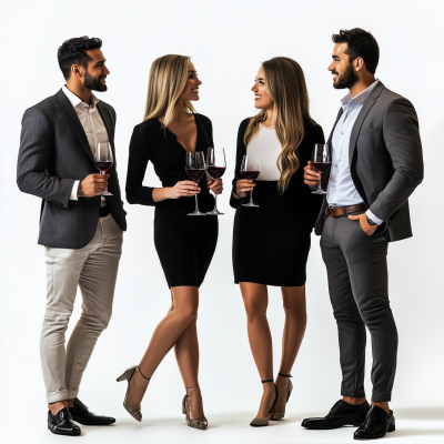 Sophisticated Wine Conversation