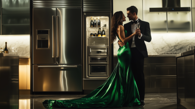 Elegant Dance in the Kitchen