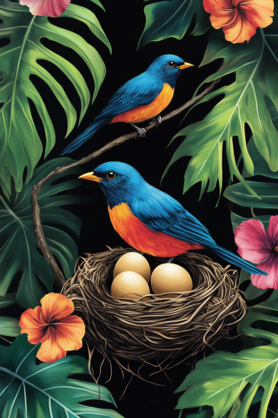 Tropical Floral Design