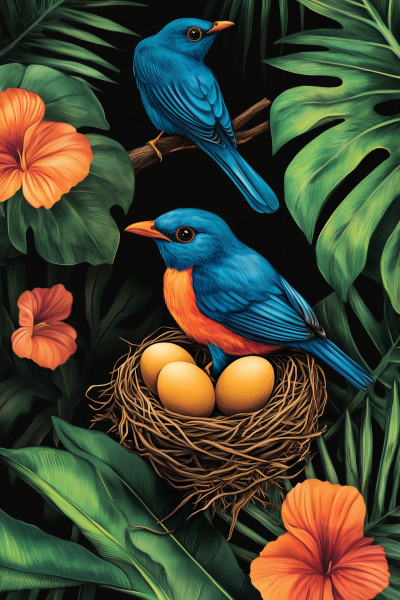Tropical Floral Design