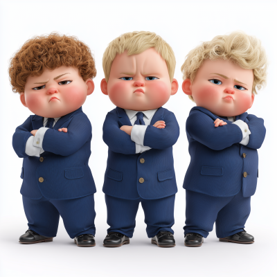 Bully Toddlers in Suits