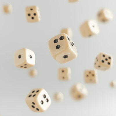 Floating Ivory Dices