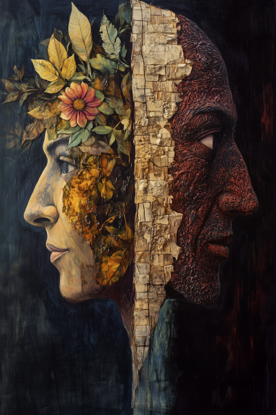 Encaustic Portrait of Actors