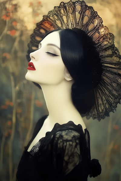Elegant 1970s Woman