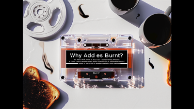 Minimalist Transparent Cassette Tape