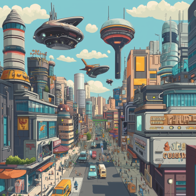 Futuristic City Adventure