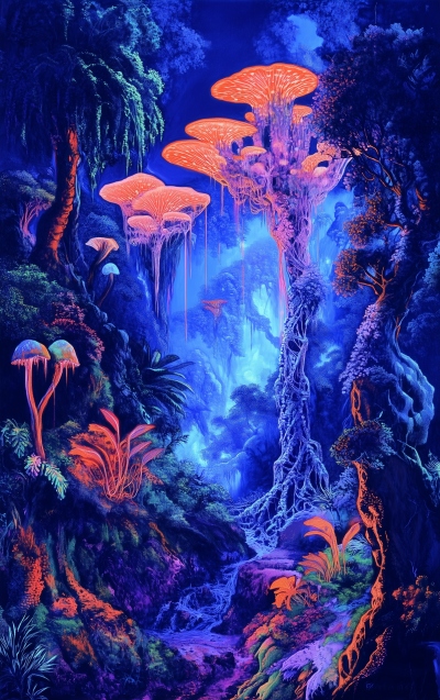Alien Jungle Landscape