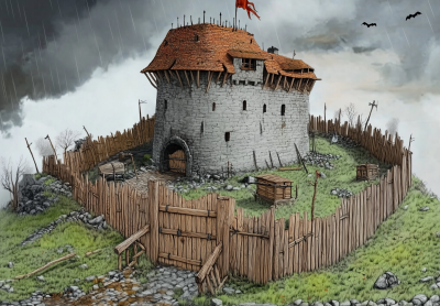 Medieval Castle and Town
