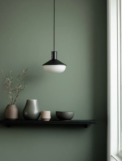 Minimalistic Green Decor