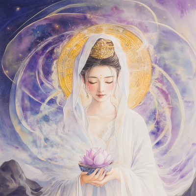 Goddess Quan Yin Portrait