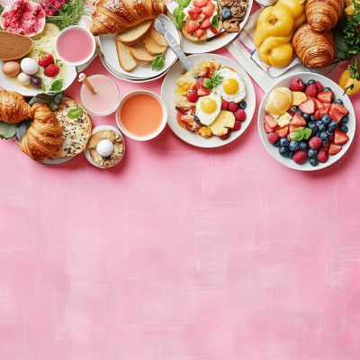 Breakfast Table Setup