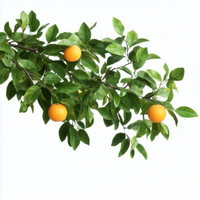 Orange Tree Branch
