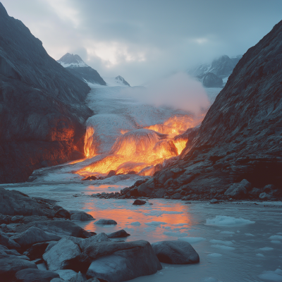 Burning Glacier