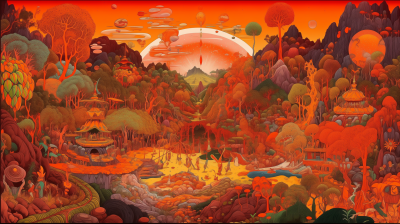 Psychedelic Landscape
