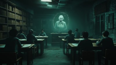 Mysterious Shadowed Room