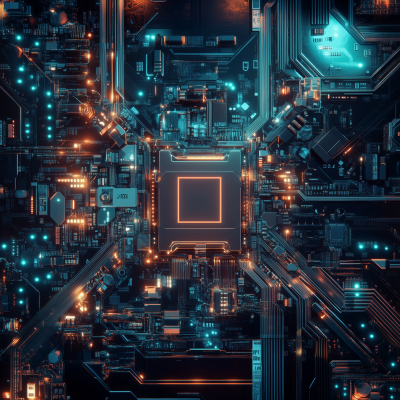 Top View of a City