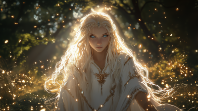 Close-Up Anime Character