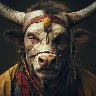 Hybrid Bull Man