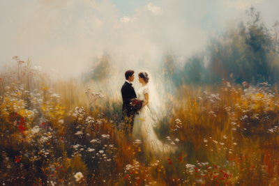 Dreamy Wedding in the Field