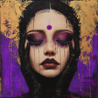 Surreal Goth Portrait