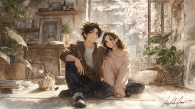 Cozy Anime Scene