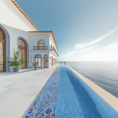 Coastal Mediterranean Patio