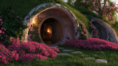 Hobbit House Entrance