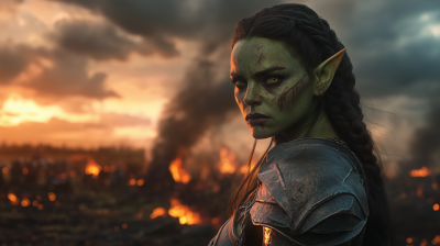 Orc Warrior at Dawn