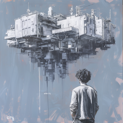 Inverted City Sketch