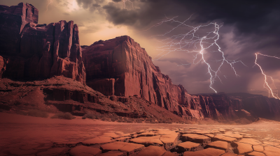 Dramatic Desert Storm