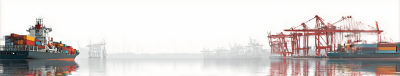Cargo Ship and Cranes