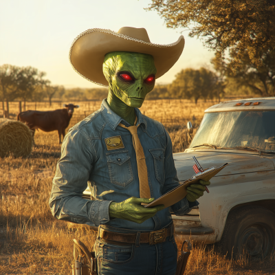Hyperrealistic Green Photo