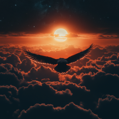 Owl at Sunrise