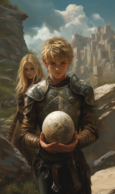 Fantasy Book Cover Illustration