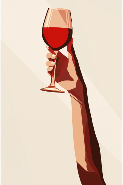 Elegant Wine Advertisement