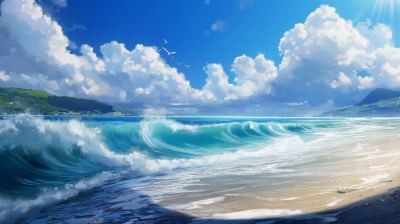 Sunny Beach Waves