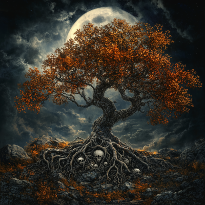 Dark Fantasy Solstice Tree