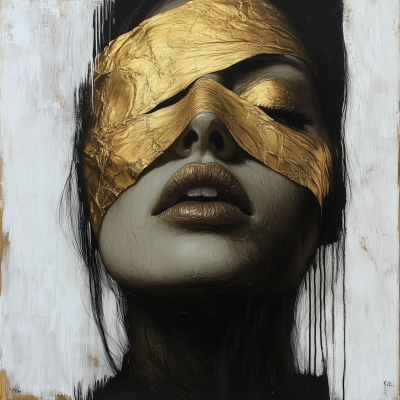 Elegant Black and Gold Sketch