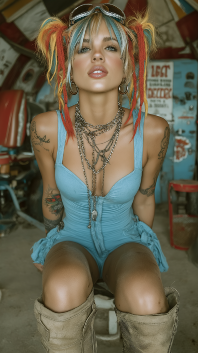 Futuristic Cheerleader