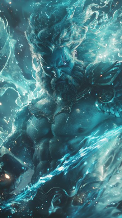 Close Up of Poseidon