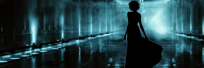 Elegant Woman Silhouette