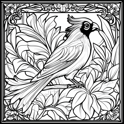 Stained Glass Wilson’s Bird