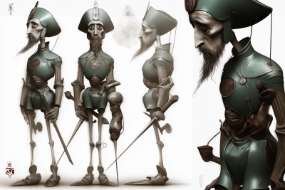 Don Quixote Character Turnaround